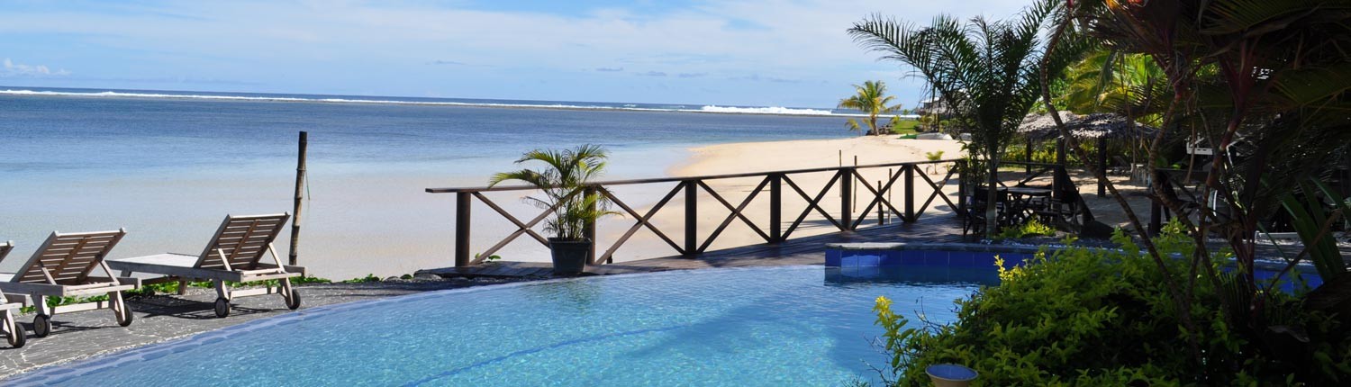 Le Lagoto Resort, Samoa - Beach view