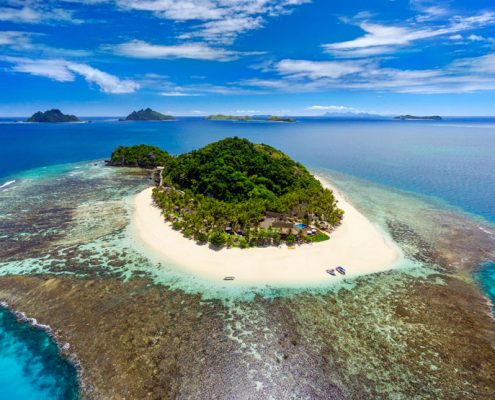 Matamanoa Island Resort, Fiji - Aerial View