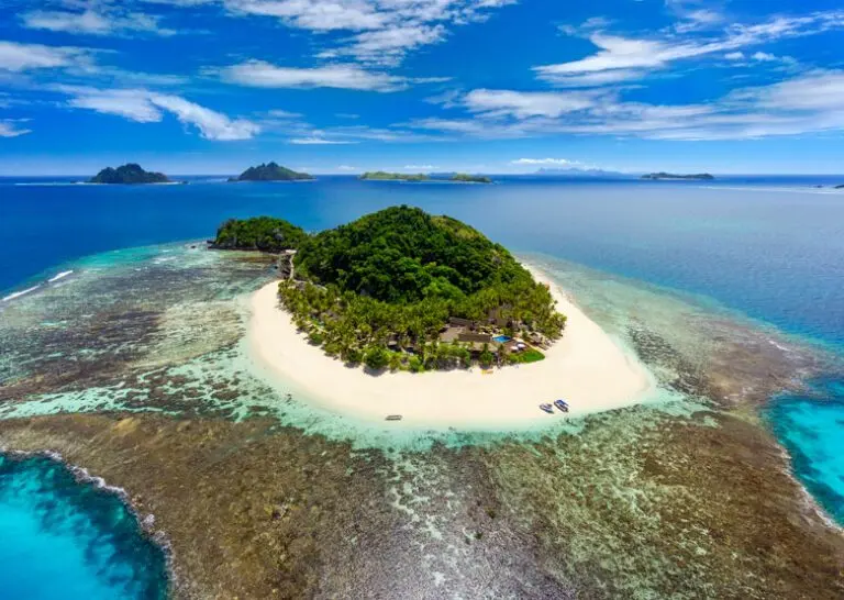 Matamanoa Island Resort, Fiji - Aerial View