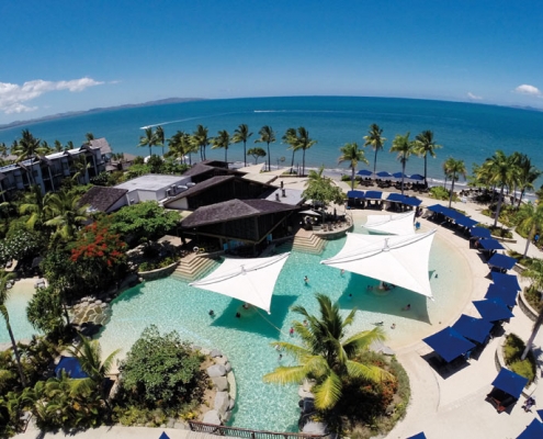 Radisson Blu Resort, Fiji - Resort Pool Aerial View