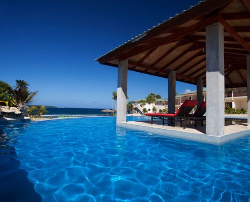 Nasama Resort, Vanuatu - Pool with view