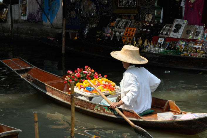 Bangkok_floating-market-florist