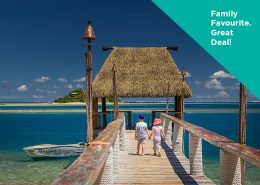 Malolo Island Fiji - Kids on the Jetty - Family Holiday Package Deal