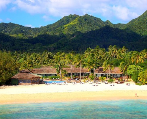 Manuia Beach Resort Cook Islands - Aerial