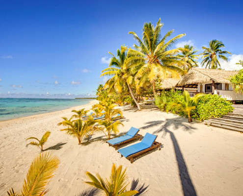 Tamanu Beach Cook Islands - Beachfront