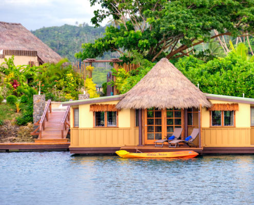Koro Sun Resort & Rainforest Spa, Fiji - Floating Bures
