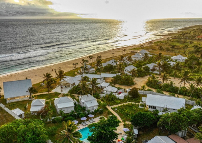 Tamanu on the Beach, Vanuatu – Aerial View Tamanu on the Beach, Vanuatu - Aerial View