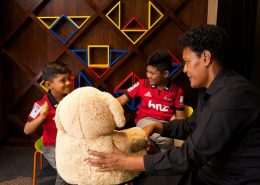 Fijian Nanny in Fiji Airways Premier Lounge