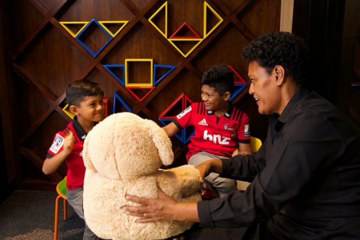 Fijian Nanny in Fiji Airways Premier Lounge Fijian Nanny in Fiji Airways Premier Lounge