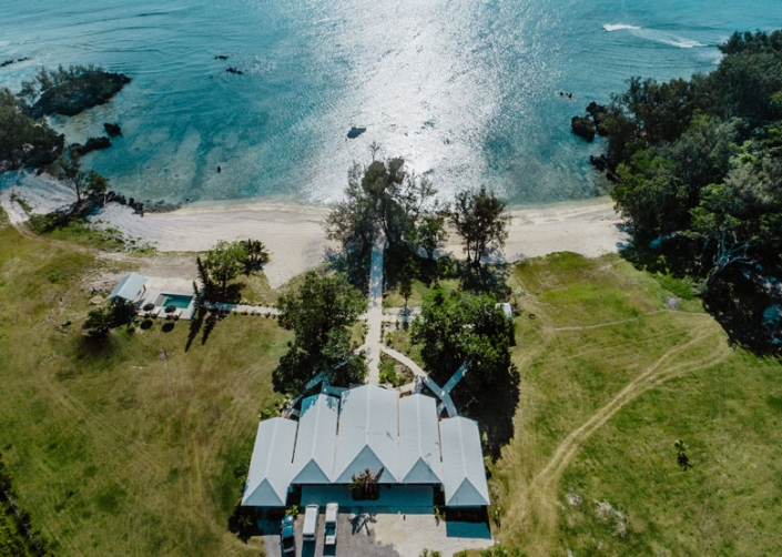 The Palm House Luxury Villas, Vanuatu – Aerial View The Palm House Luxury Villas, Vanuatu - Aerial View