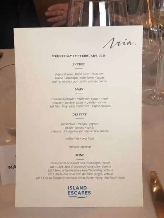 Agents Fiji Luxury Dinner – SYD – ARIA 2020 – 13
