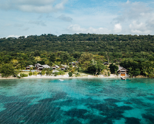 Havannah Boathouse Private Villa, Vanuatu - View From Water