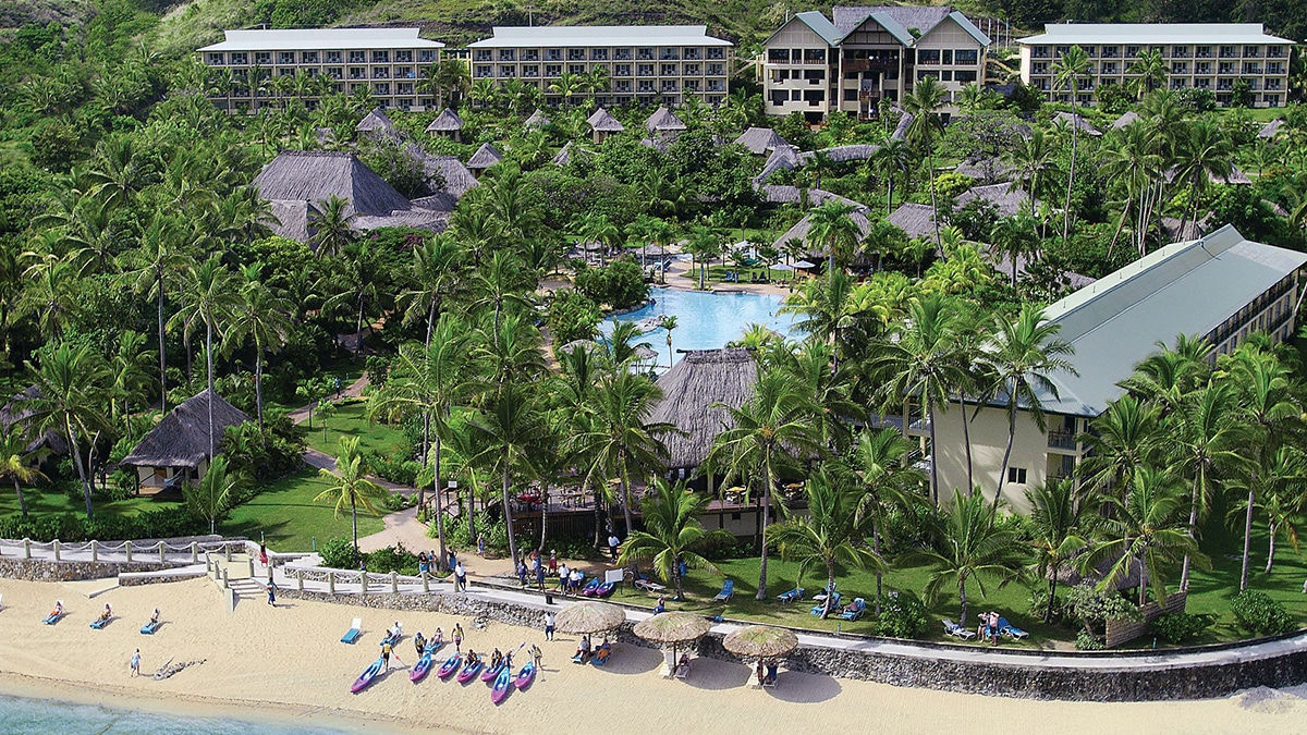 Outrigger Fiji Beach Resort - Aerial View