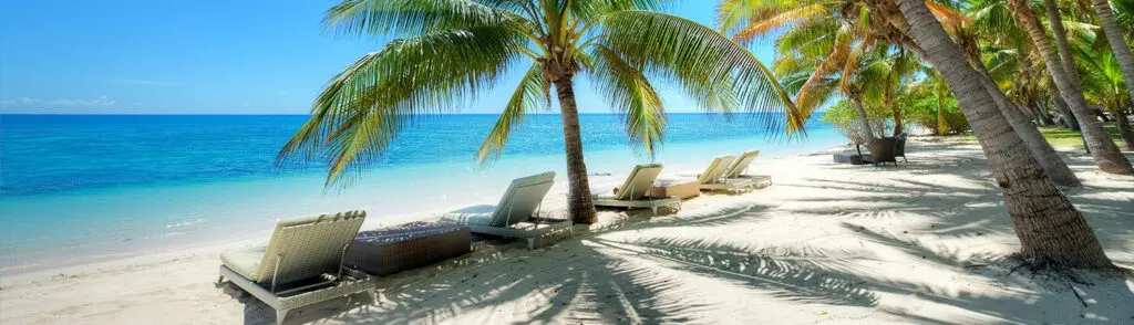 Vomo Island Fiji - Beachfront - Beach Chairs