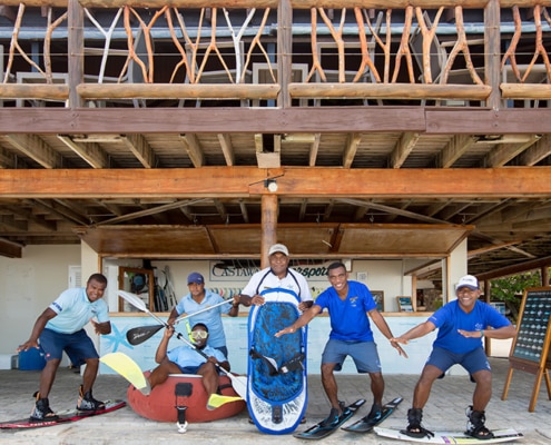 Activities Crew at Castaway Island Fiji