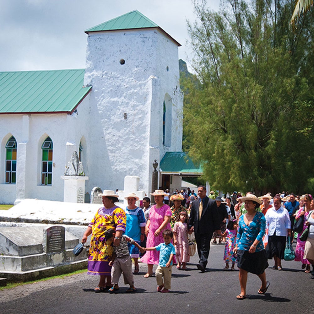 Rarotonga Church Service Cook Islands