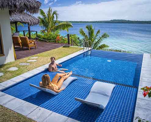 The Havannah Vanuatu - Luxury Resort - Deluxe Waterfront Villa Private Plunge Pool