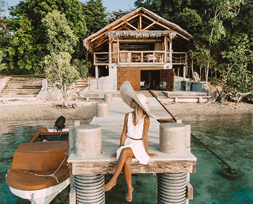 Havannah Boat House - Luxury Private House Vanuatu - Boat house jetty