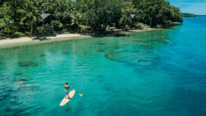 Aore Island Resort - Vanuatu Boutique Island Resort - Activity - Stand Up Paddleboard