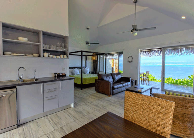 Sea Change Villas - Cook Islands Luxury Resort - Beachfront Villa Interior