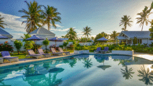 Tamanu on the Beach - Luxury Vanuatu Boutique Resort - Main resort pool