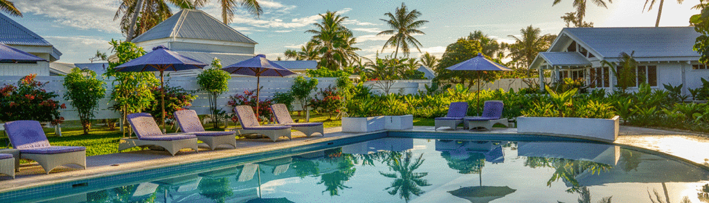 Tamanu on the Beach - Luxury Vanuatu Boutique Resort - Main resort pool