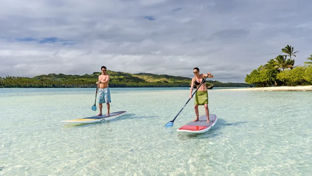 Jean-Michel Cousteau Resort Fiji - resort activities paddle boarding