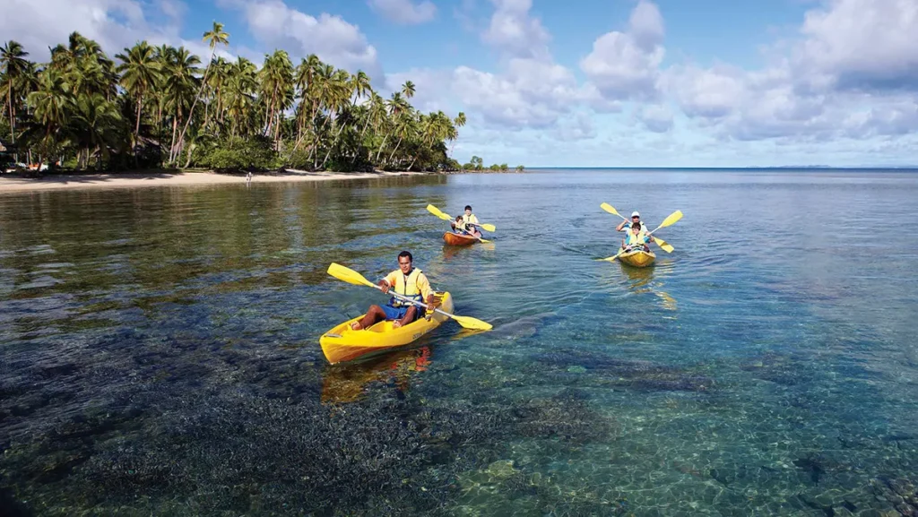 Jean-Michel Cousteau Resort Fiji - family activities kayaking