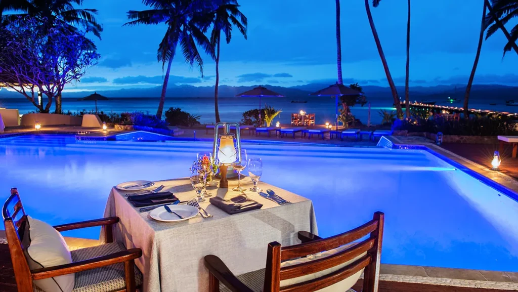 Jean-Michel Cousteau Resort Fiji - dining area