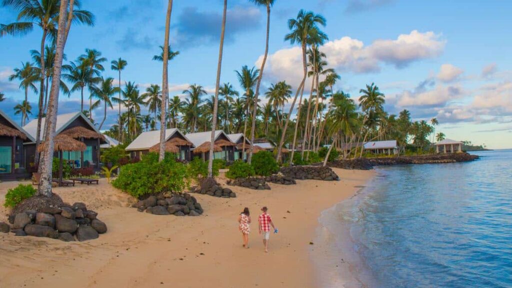 Saletoga Sands Resort and Spa Samoa beachfront villas