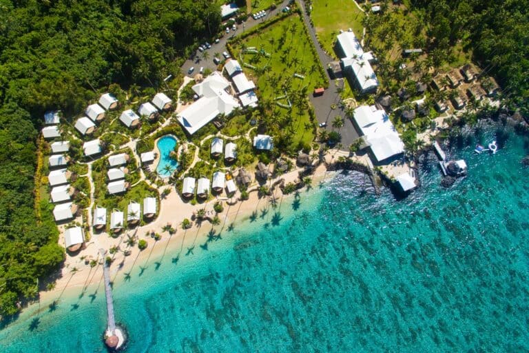 Saletoga Sands Resort - Samoa Resorts - Luxury Island Escapes Saletoga Sands Resorts aerial
