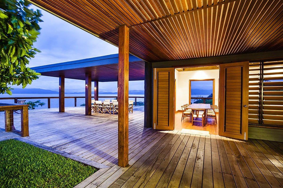 Tavola dining spaces Luxury Fiji Holiday Residence Island Escapes