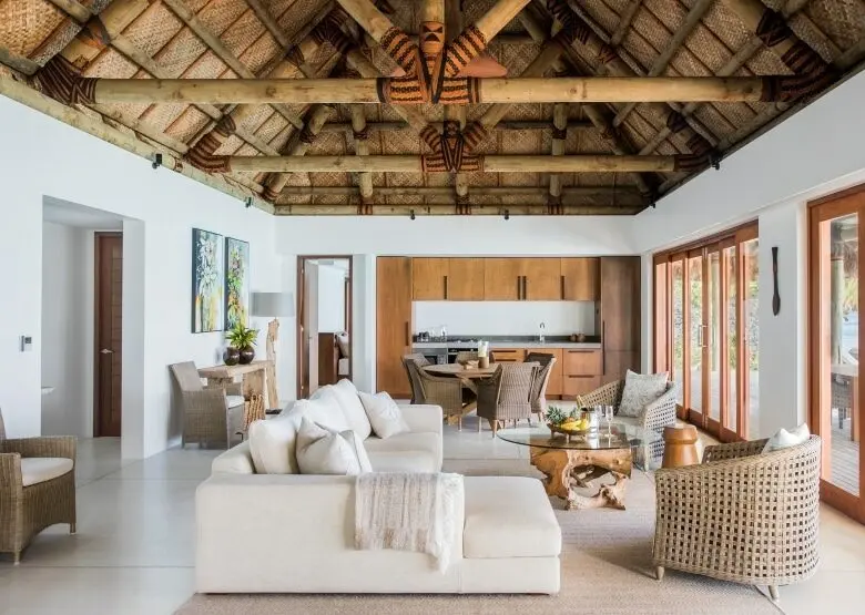 Kokomo Private Island Fiji - Beachfront Family Villa 3 Bedroom