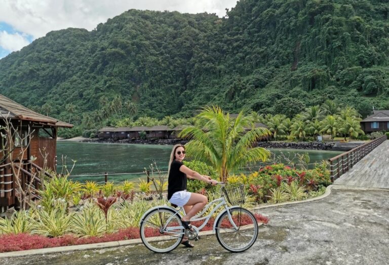 Aga Reef Resort Samoa bike riding and hire