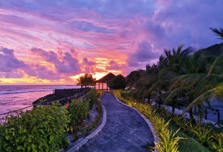 Aga Reef Resort Samoa Sunset Meti's Island