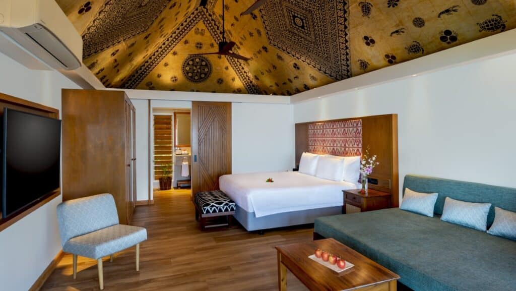 Outrigger Fiji Resort Beachfront Bure 1 King Bed with Sofa