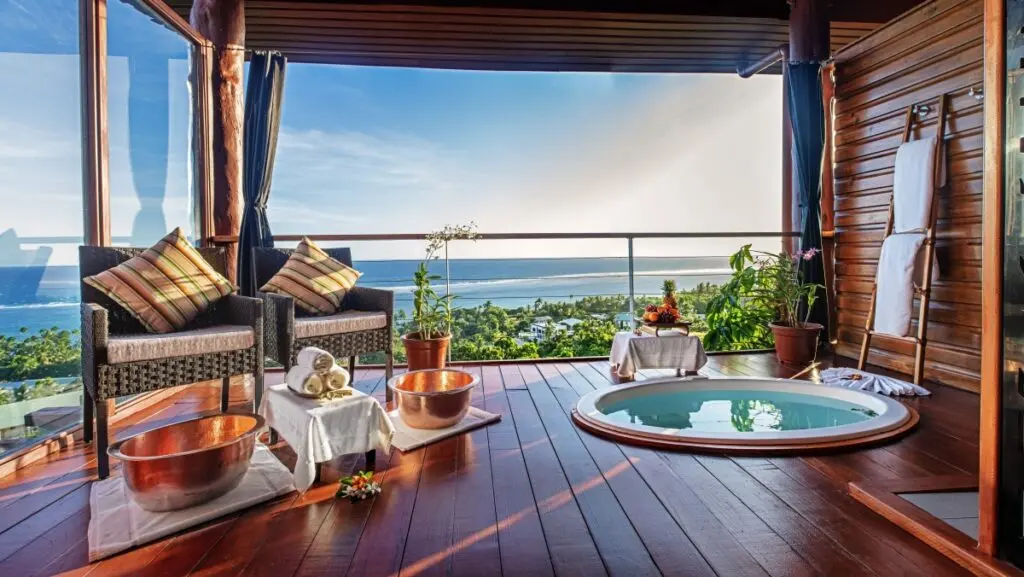 Outrigger Fiji Resort Outrigger Fiji Resort Bebe Spa Treatment Room Terrace