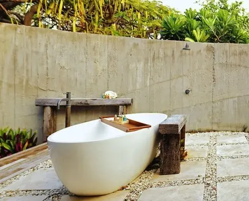Vomo Island Fiji Beachfront Retreat Outdoor Bath