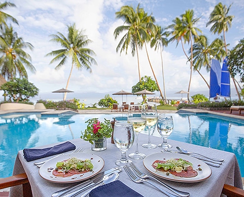 Jean-Michel Cousteau Resort Fiji - dining area