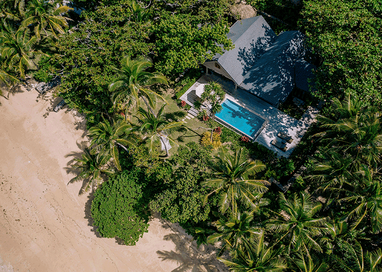 Kokomo Private Island - Sunrise Villa aerial