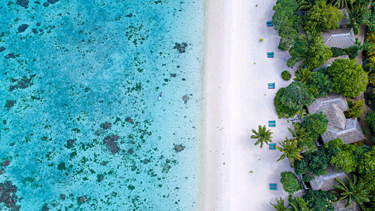 Pacific Resort Aitutaki Beach Aerial 2 (David Kirkland Photography)