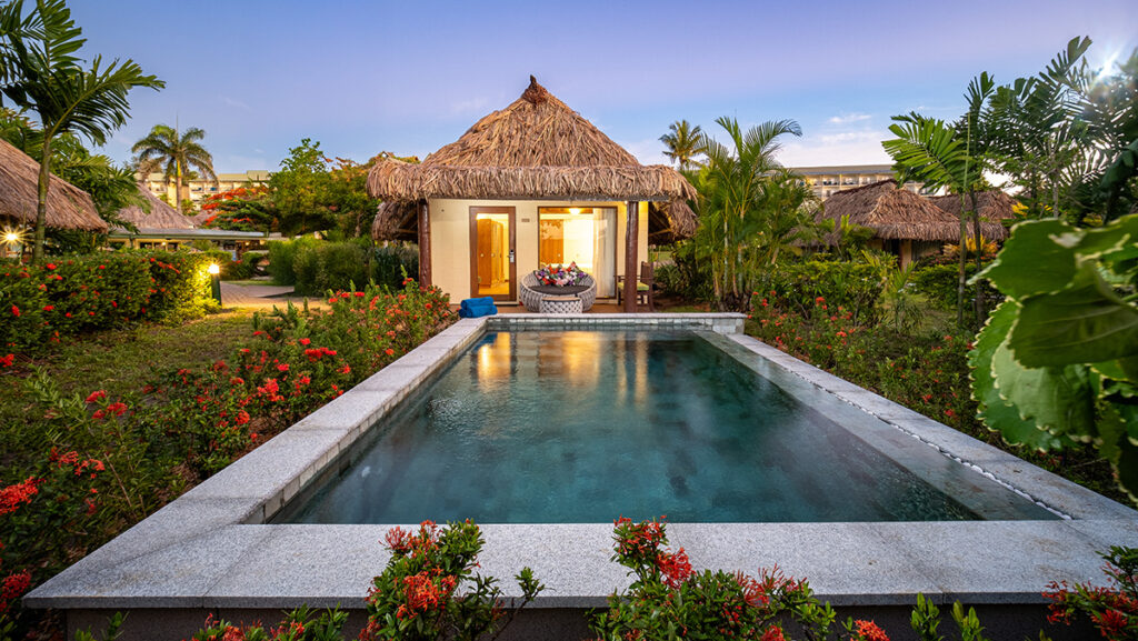 Outrigger Fiji Beach Resort - Plantation Pool Bure View