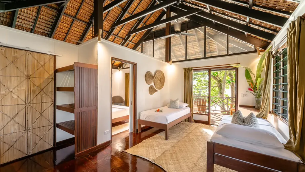 Aore Island Resort Vanuatu - One Bedroom bungalow interior image credits James Vodicka