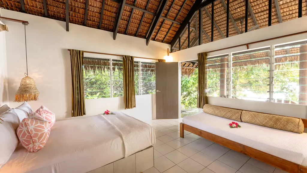 Aore Island Resort Vanuatu - Studio bungalow interior