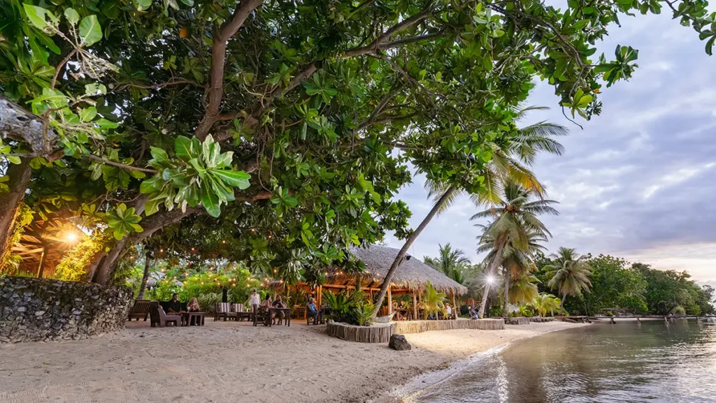 Aore Island Resort Vanuatu - sunset at bar image credits James Vodicka