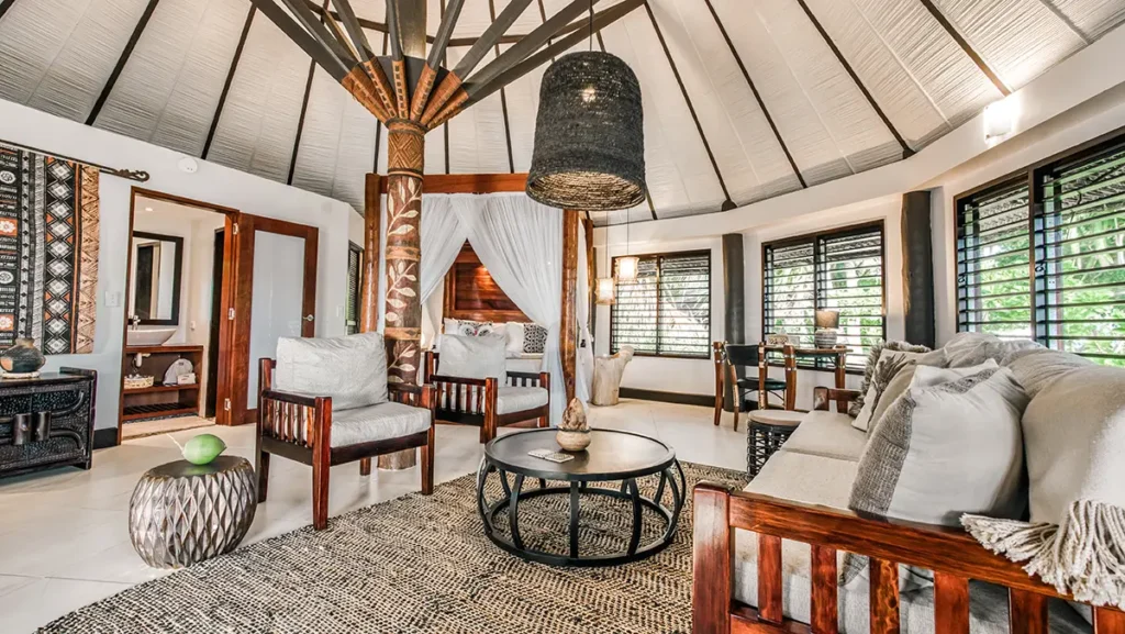 Matangi Private Island Resort Fiji - bure interior