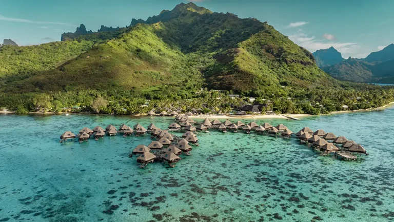 Hilton Moorea Lagoon Resort Tahiti - aerial