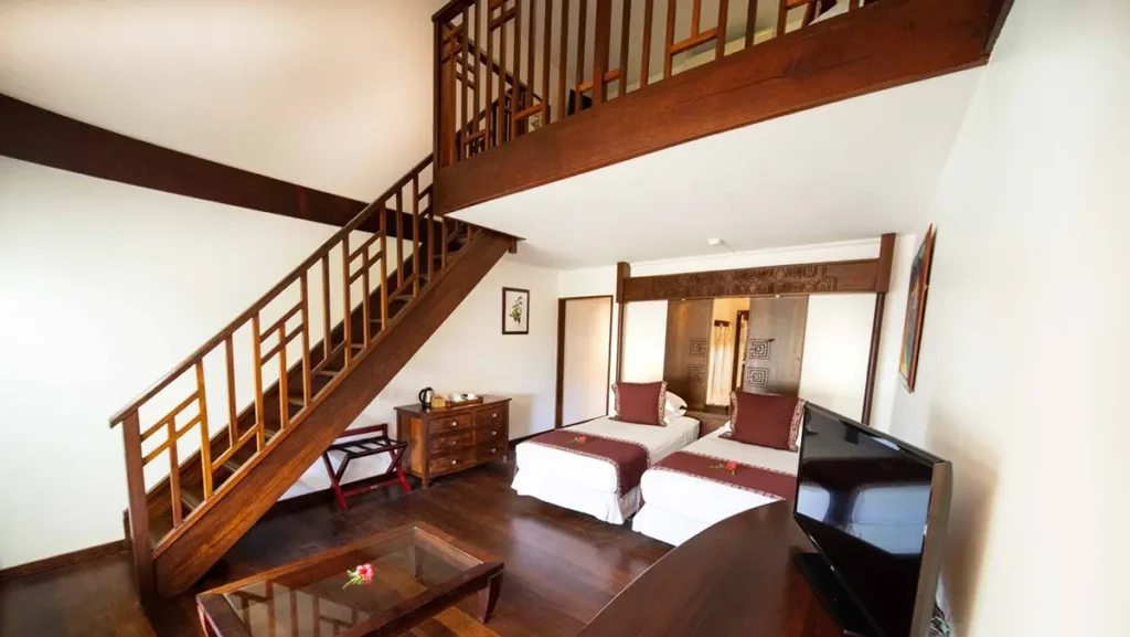 Manava Beach Resort & Spa - Moorea-family Garden duplex interior