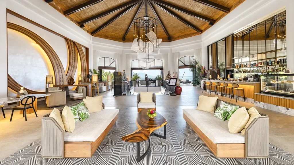 Hilton Hotel Tahiti - hotel lobby @Stingray Studio