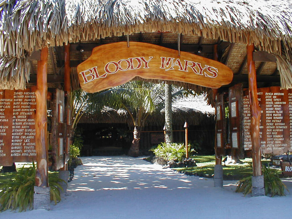 Bloody Marys Bora Bora Tahiti Island Escapes BMR The Original